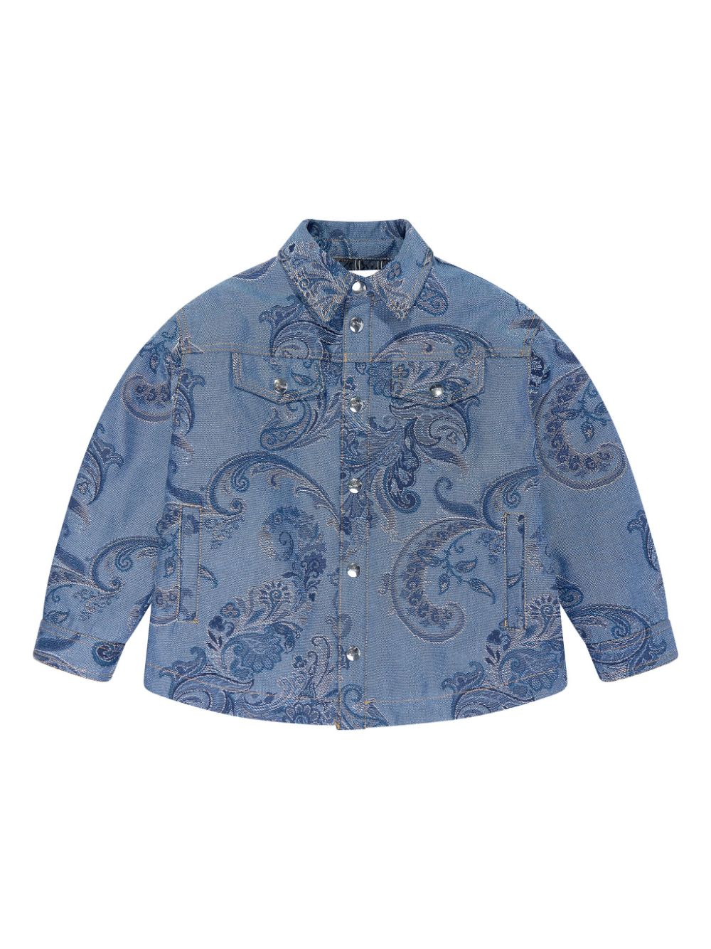 Jacquard jacket - Blue