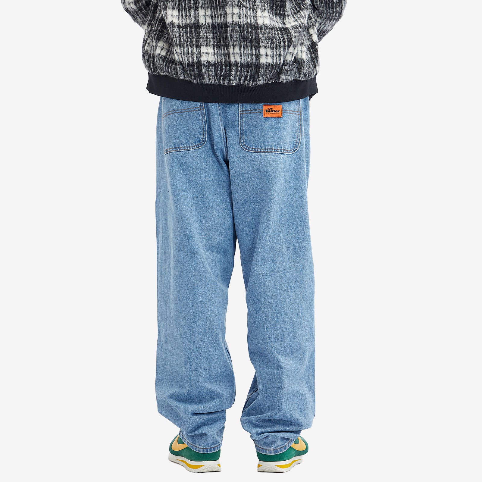Men's Santosuosso Denim Jeans in Washed Indigo