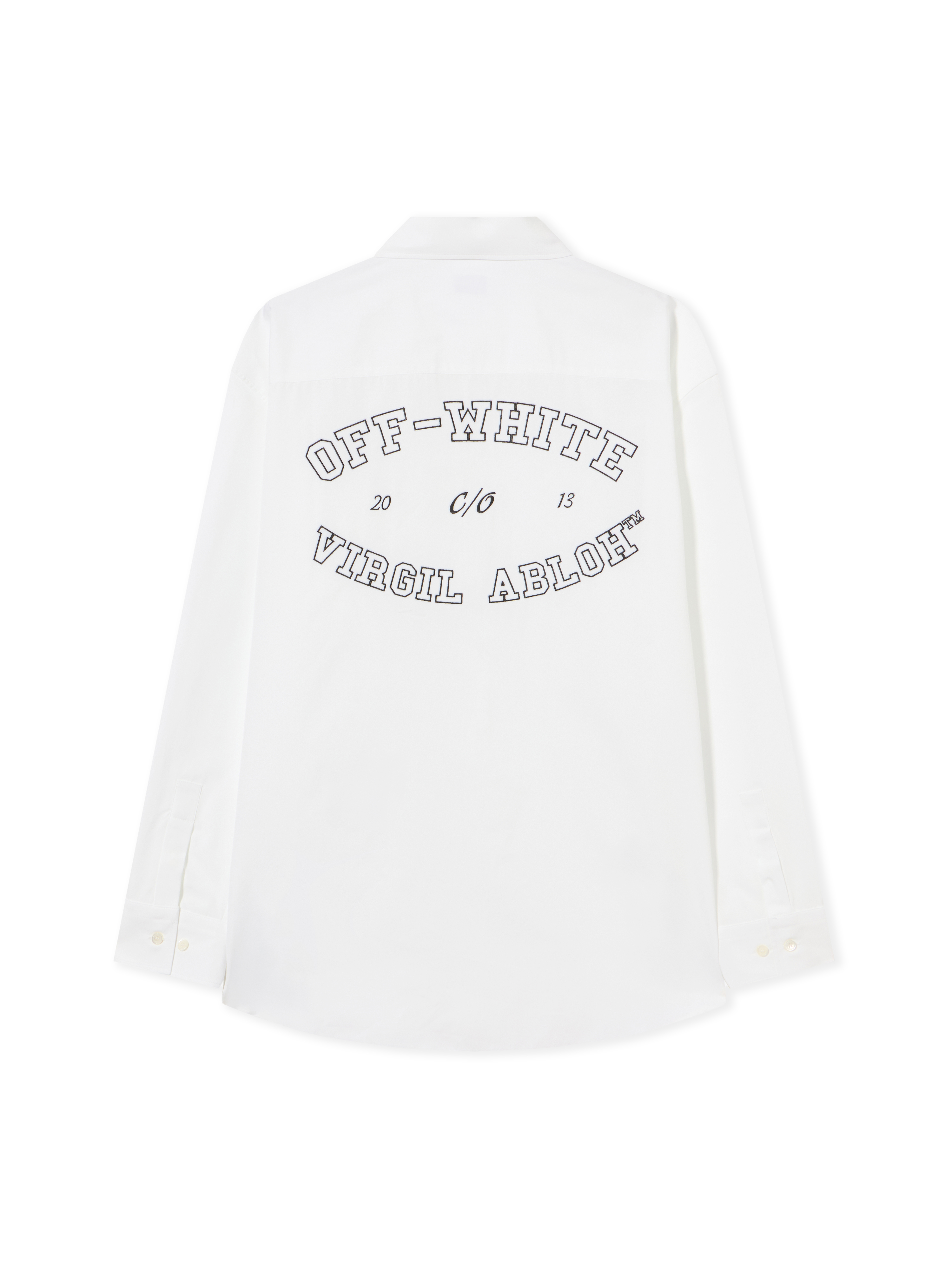 College Popl Oversize Shirt - Male Shirts White