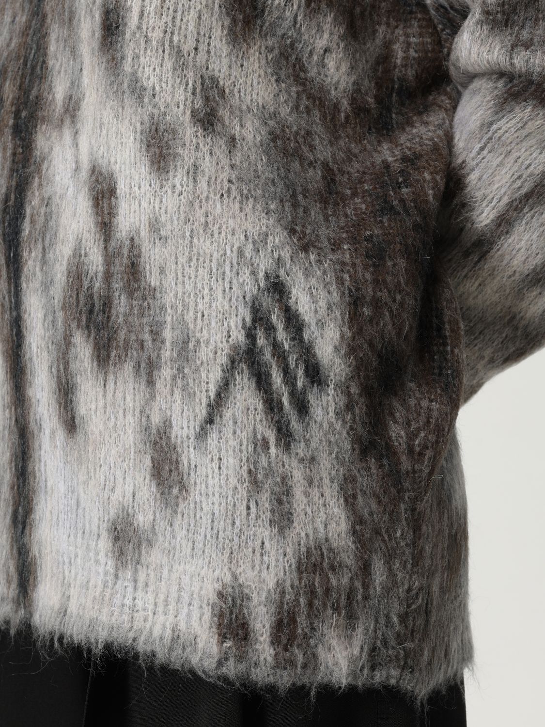 Jacquard-knit sweater - Grey