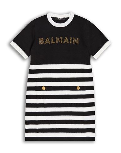 Kid Girl Kids' dress Black Size 14 Wool, Polyamide, Elastane