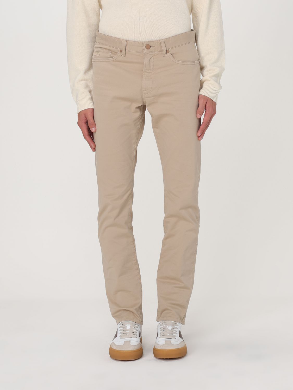 Pants Men color Beige