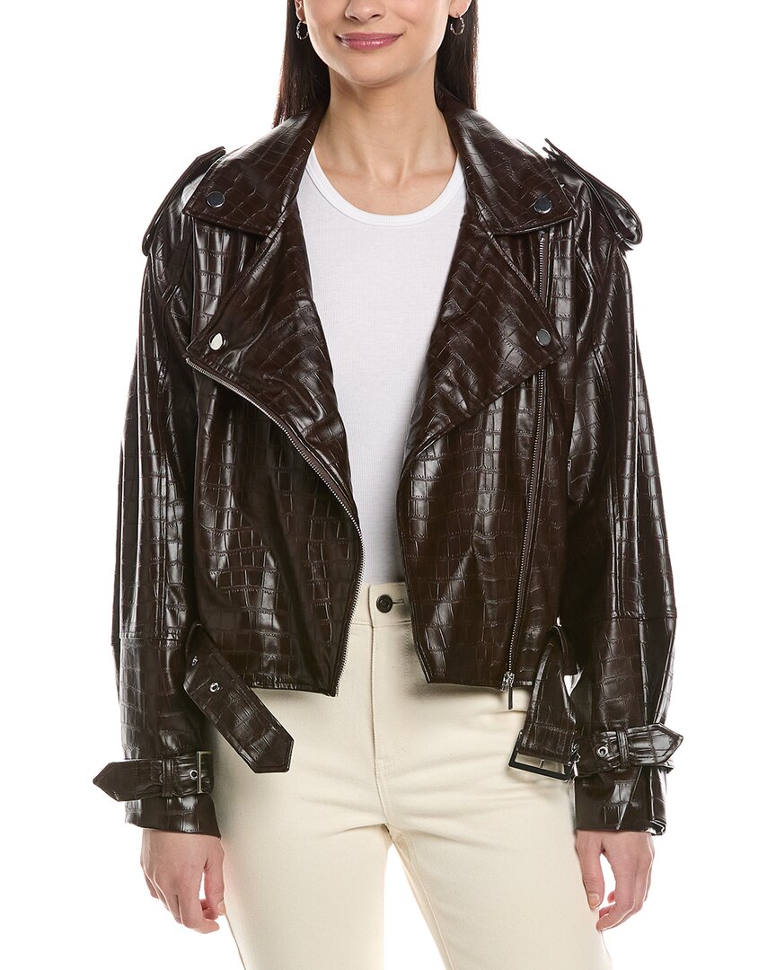 Cropped Moto Jacket