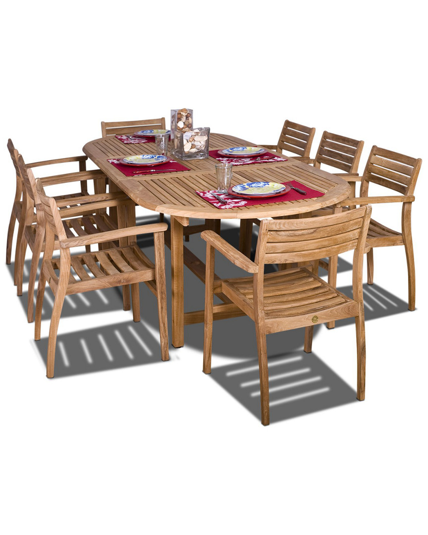 Teak Coventry 9Pc Dining Set