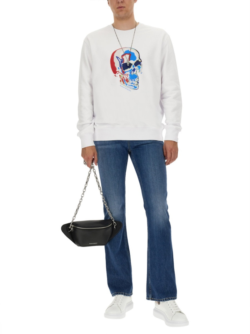 White Crew Neck Sweatshirt