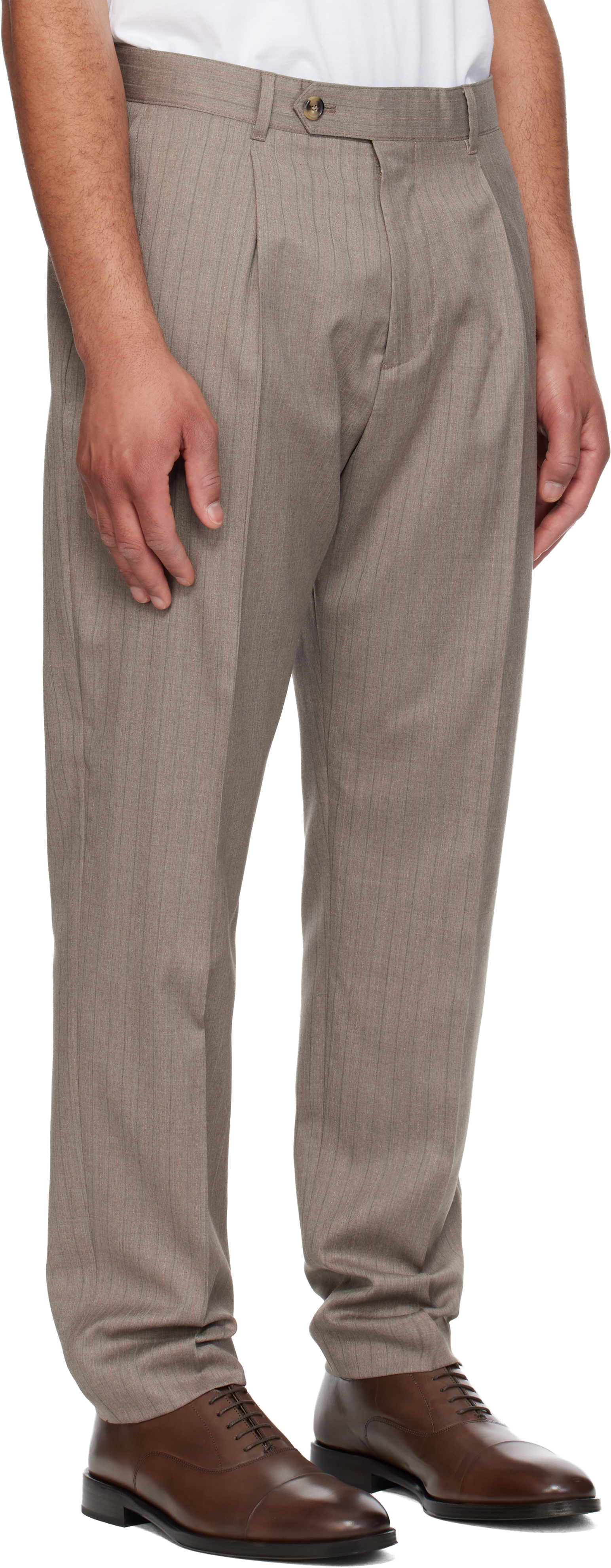 Brown Wool Trousers