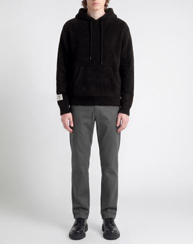 Family First Milano Man Sweater Black Size L Mohair wool, Polyamide, Acrylic