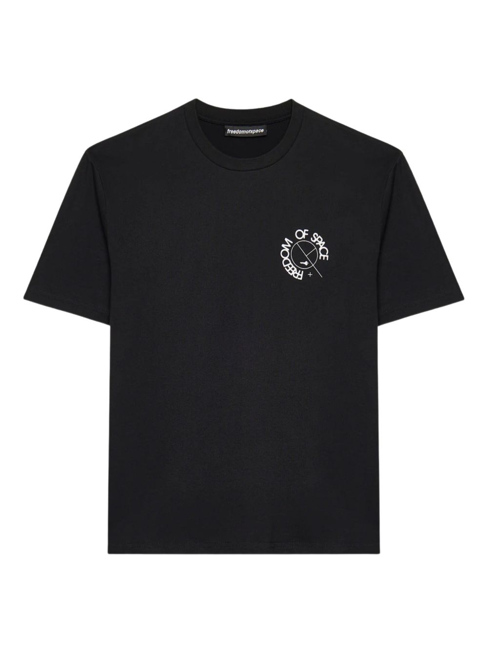FREEDOM OF SPACE cotton T-shirt - Black