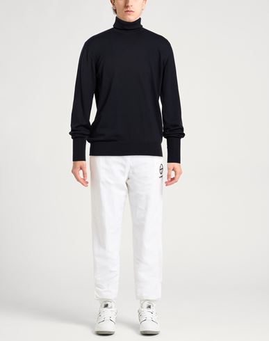 Man Turtleneck Midnight blue Size 42 Merino Wool