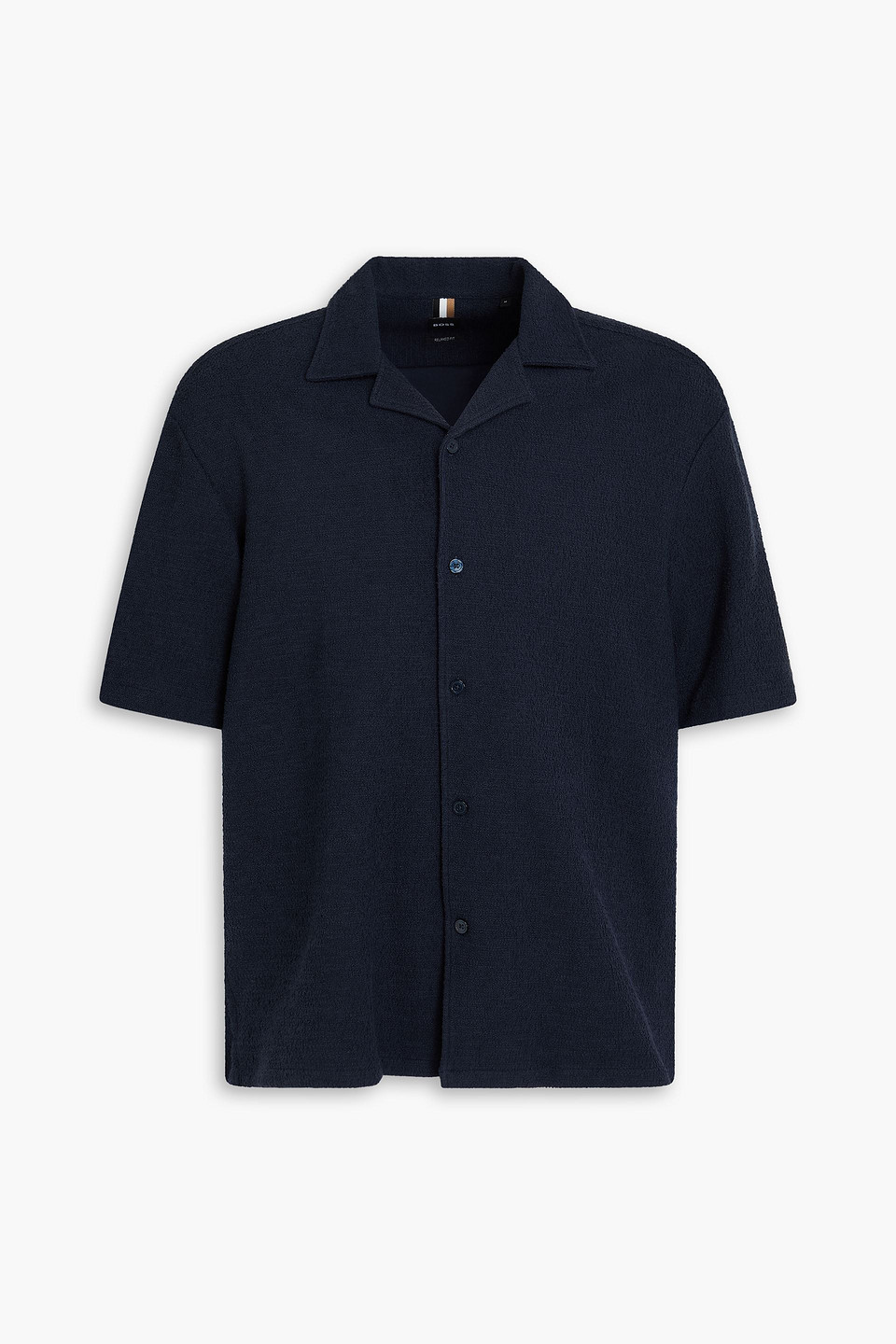 Cotton-terry shirt - Blue - M