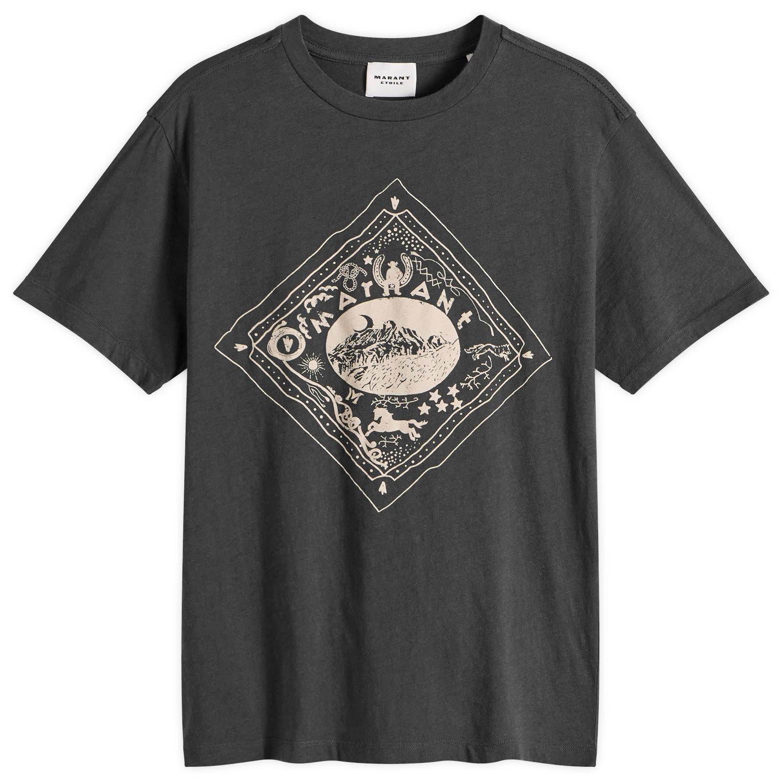 Women's Étoile Zewel Logo T-Shirt Faded Black