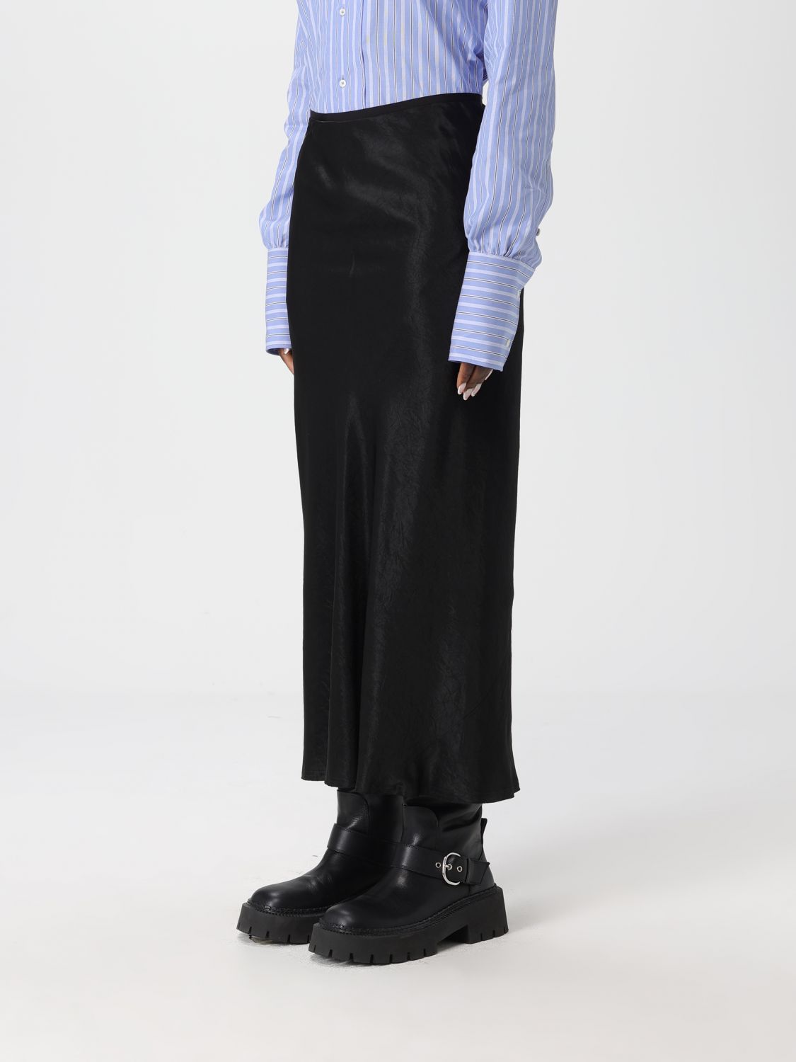 Skirt Woman color Black