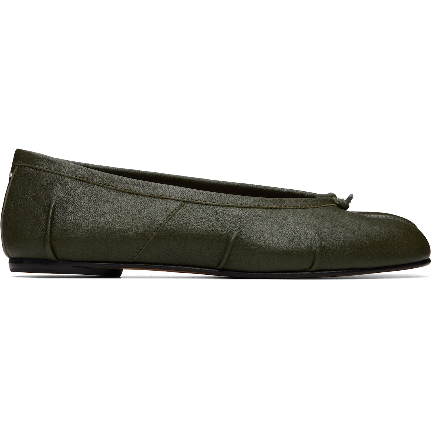 Khaki Tabi Ballerina Flats