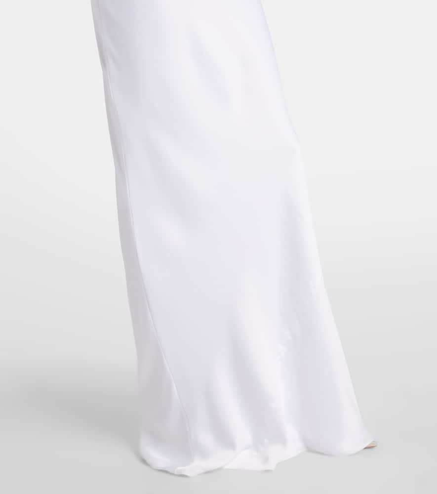 Norma Kamali Halterneck draped gown