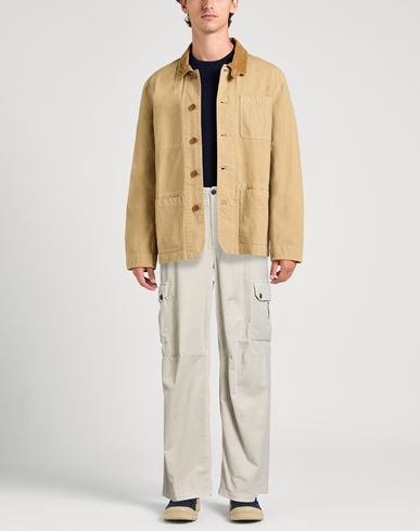 Man Pants Beige Size 29 Cotton, Modal, Rubber