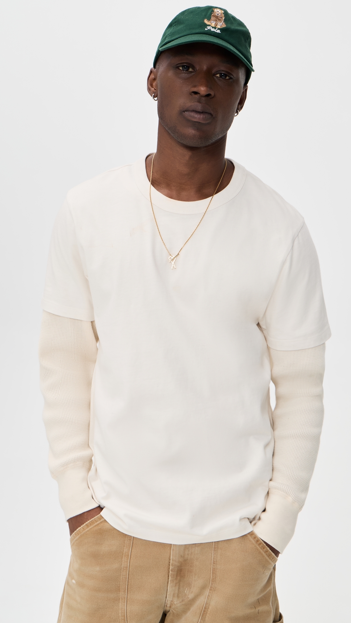 Thermal Long Sleeve Shirt Cream