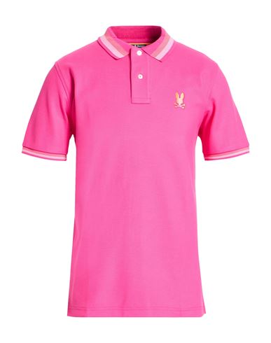Man Polo shirt Fuchsia Size 42 Pima Cotton