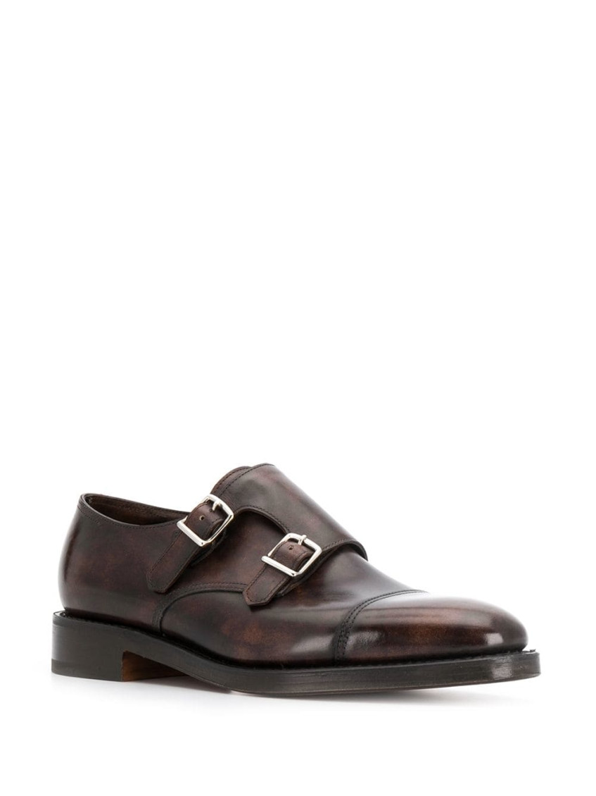 Dark Brown Monk Dress Shoes