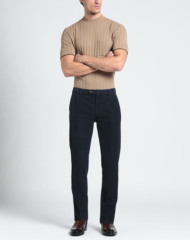 Man Pants Midnight blue Size 32 Cotton, Elastane