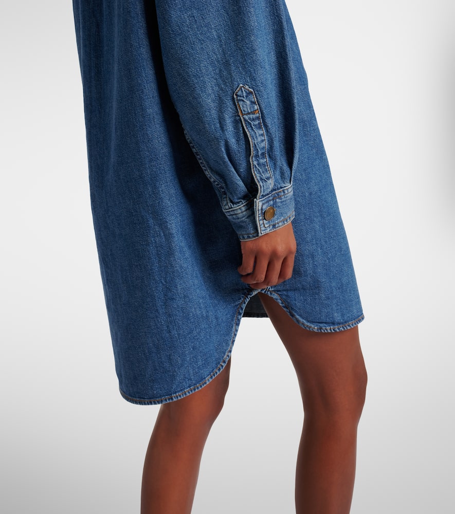 Double Pocket denim shirt dress