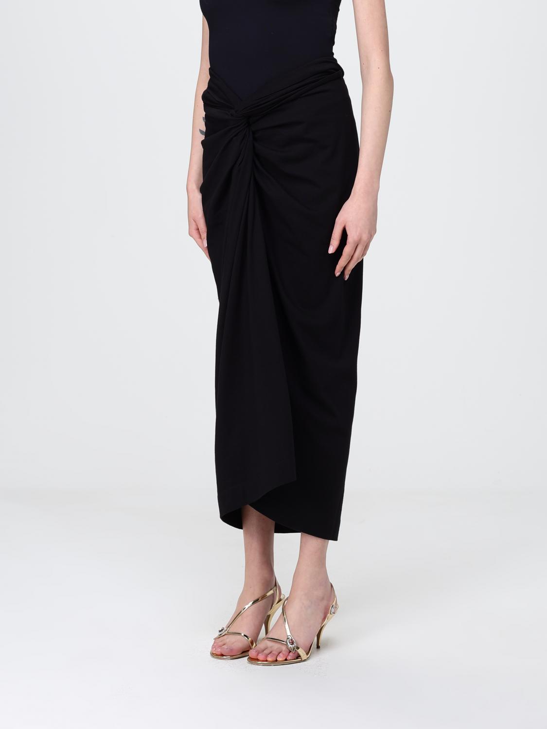 Skirt Woman color Black