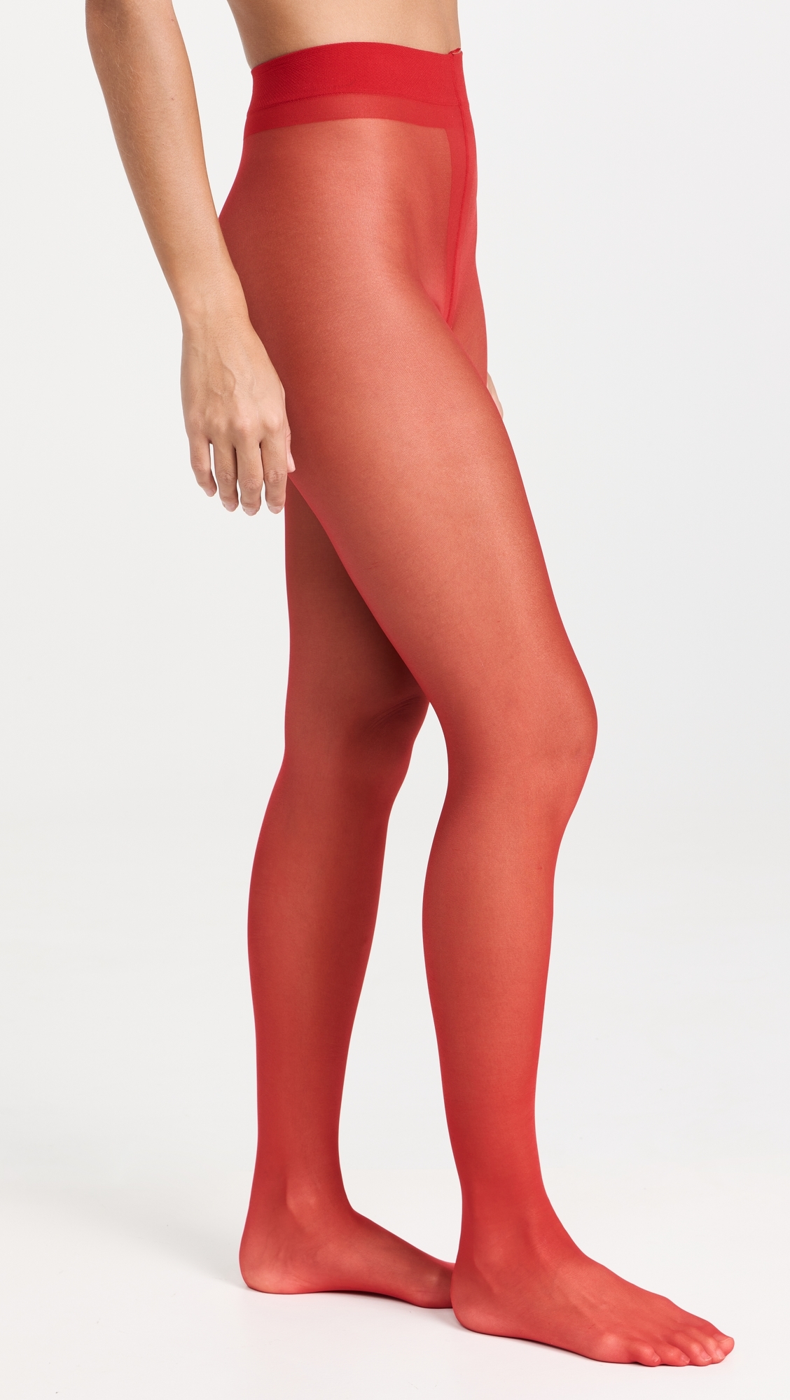 Avery Microfiber Tights Red