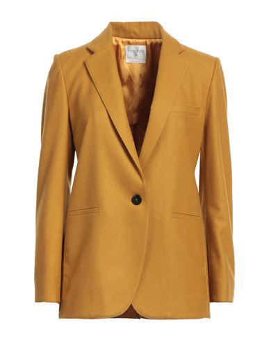 Forte_forte Woman Blazer Mustard Size 1 Wool, Polyamide