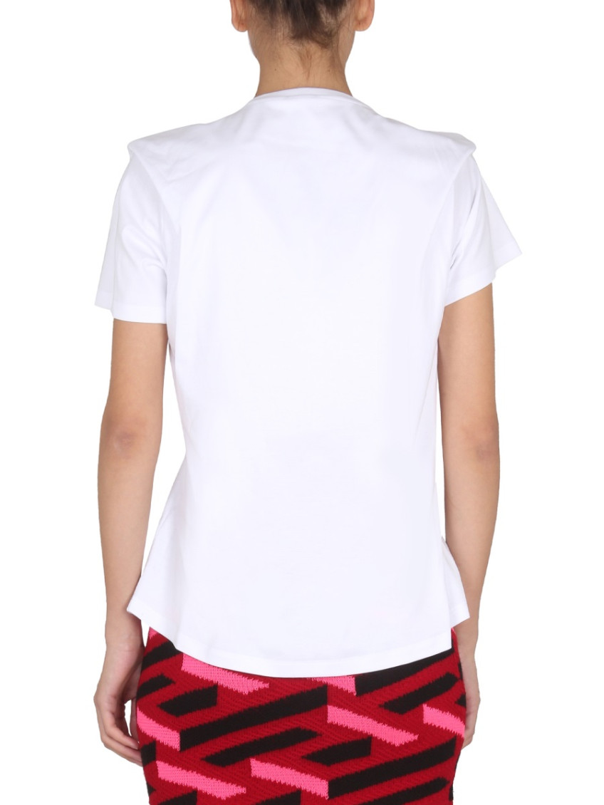 White Logo Crew Neck T-Shirt