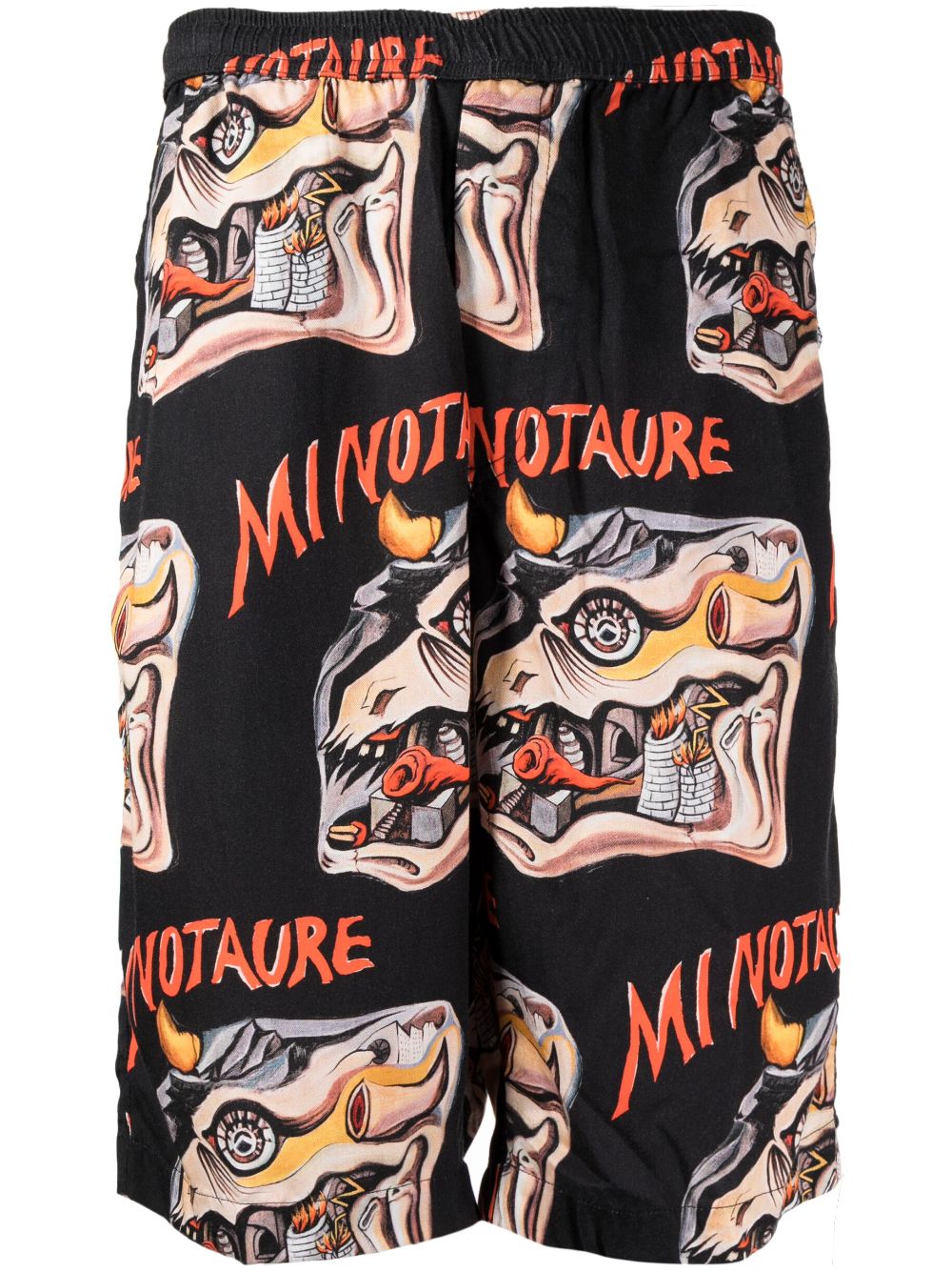 "Minotaure" bermuda shorts - Multicolour