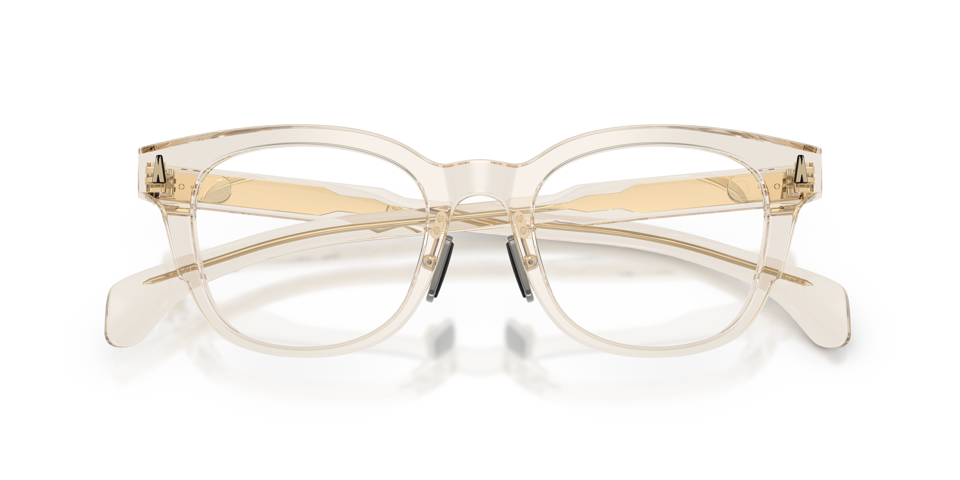 Moncler Unisex Moncler ME2011D 3003 Optical frames Acetate Transparent Transparent Pantos Norma