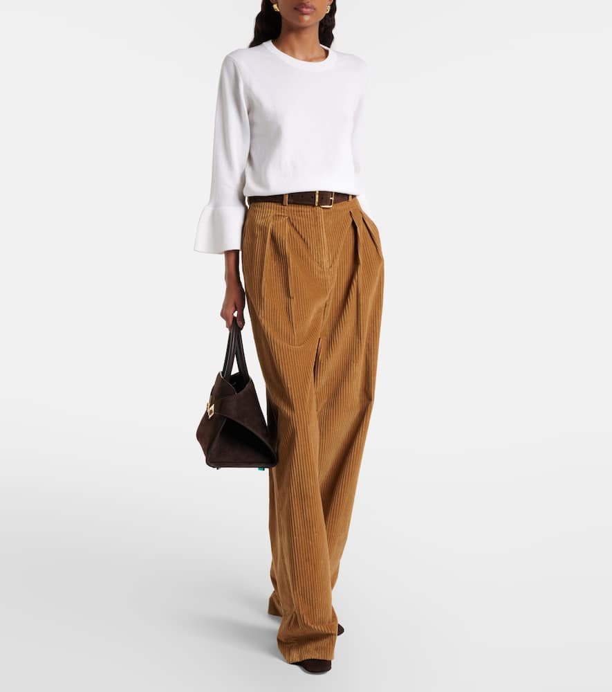 Cotton and cashmere sweater