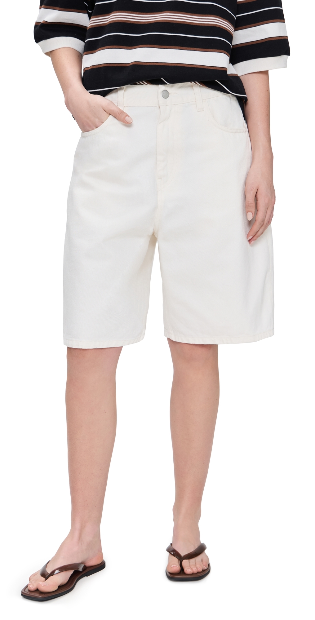Carhartt WIP W Brandon Shorts White