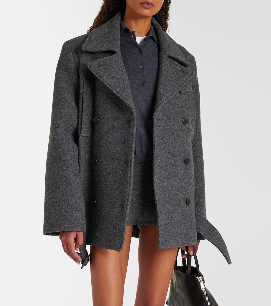 Scothern virgin wool peacoat