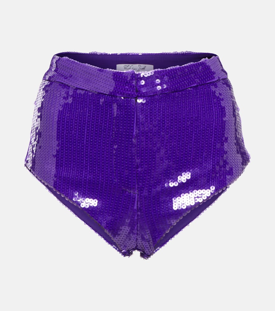 Sequined shorts
