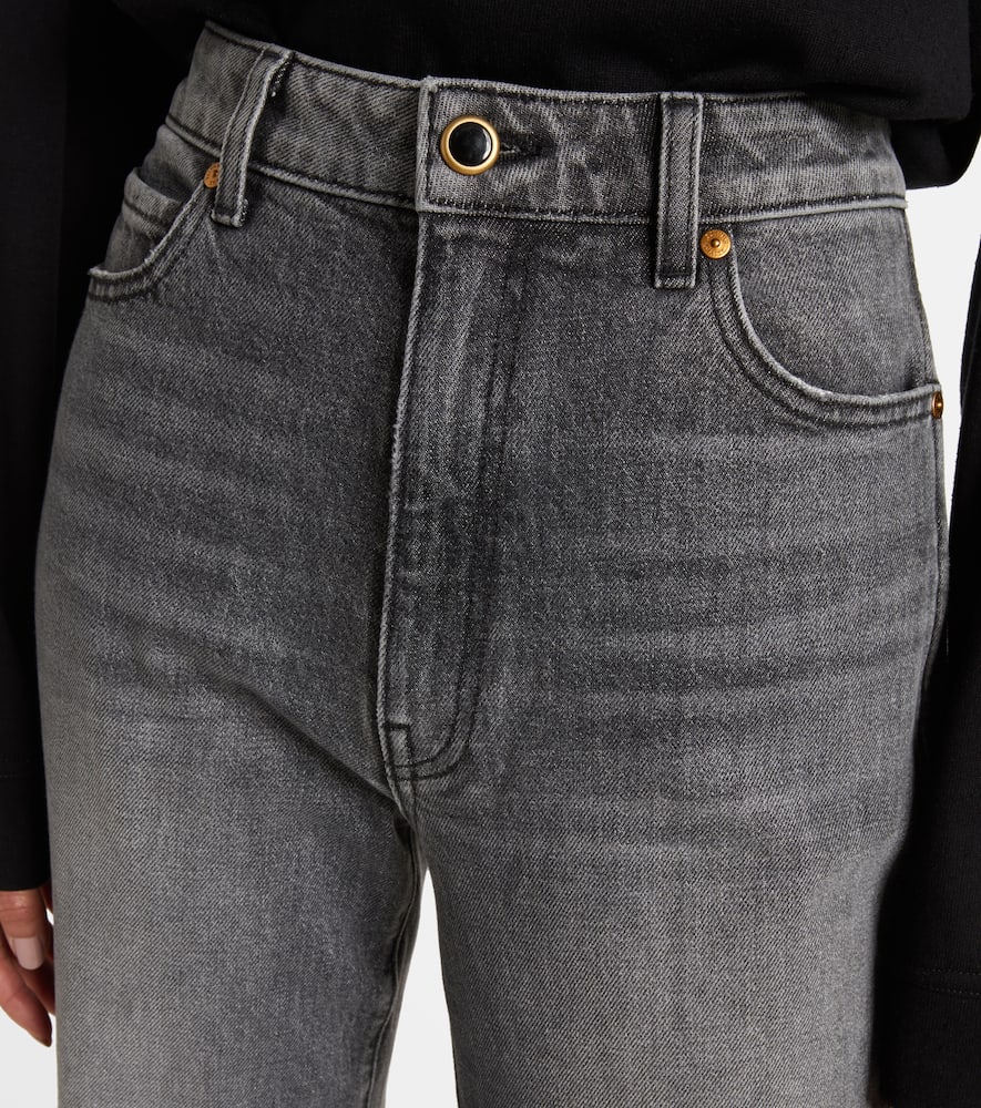 Danielle high-rise straight jeans