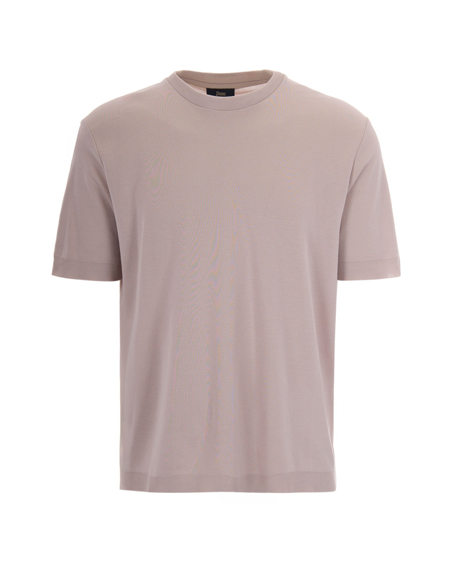 Light Pink Solid T-Shirt