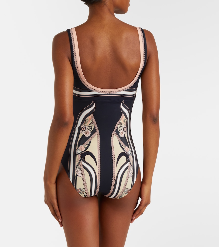 Sunset printed swimsuit