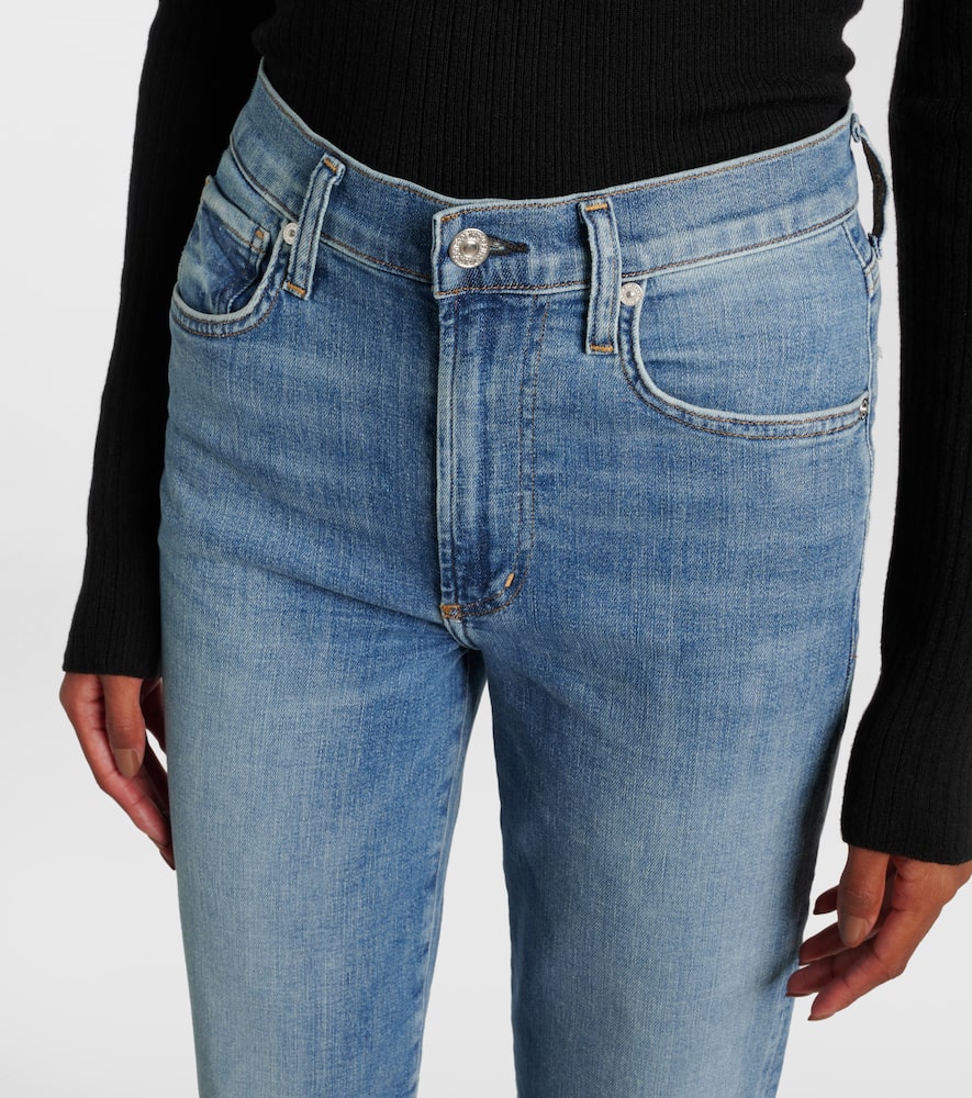 Caia high-rise straight jeans