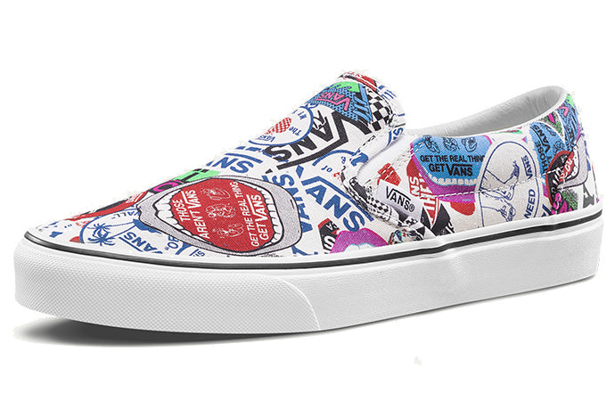 Classic Slip-On 'Sticker Mash Up'