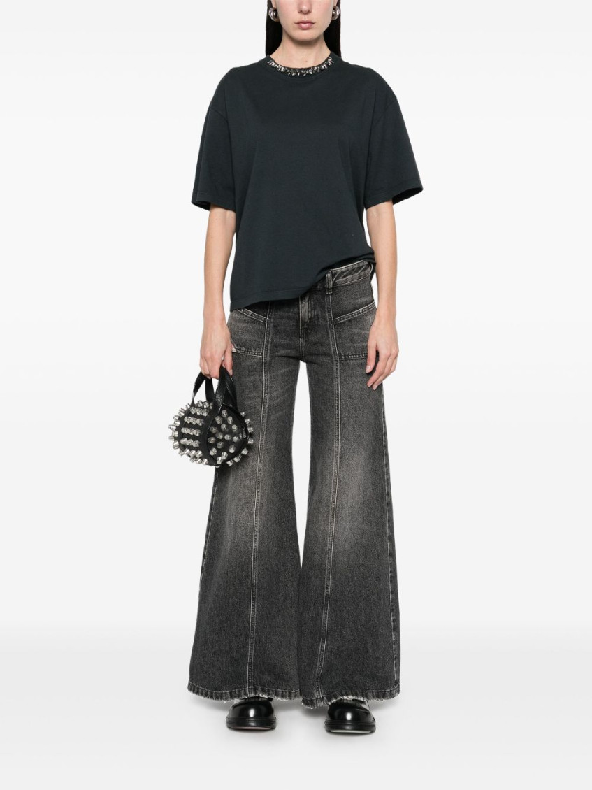 Tshirt Crystal Collar