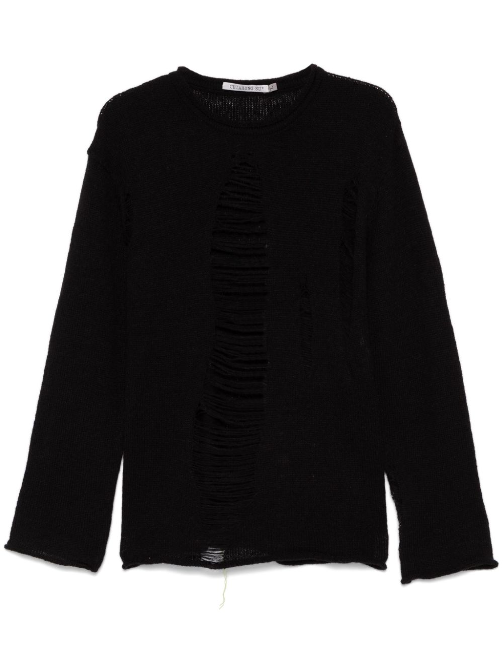 Distressed sweater - Black