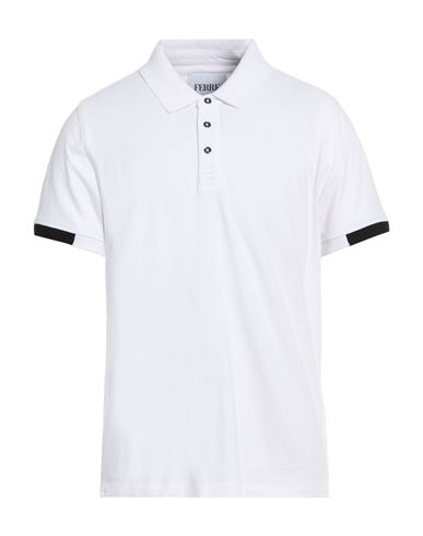 Man Polo shirt White Size M Cotton