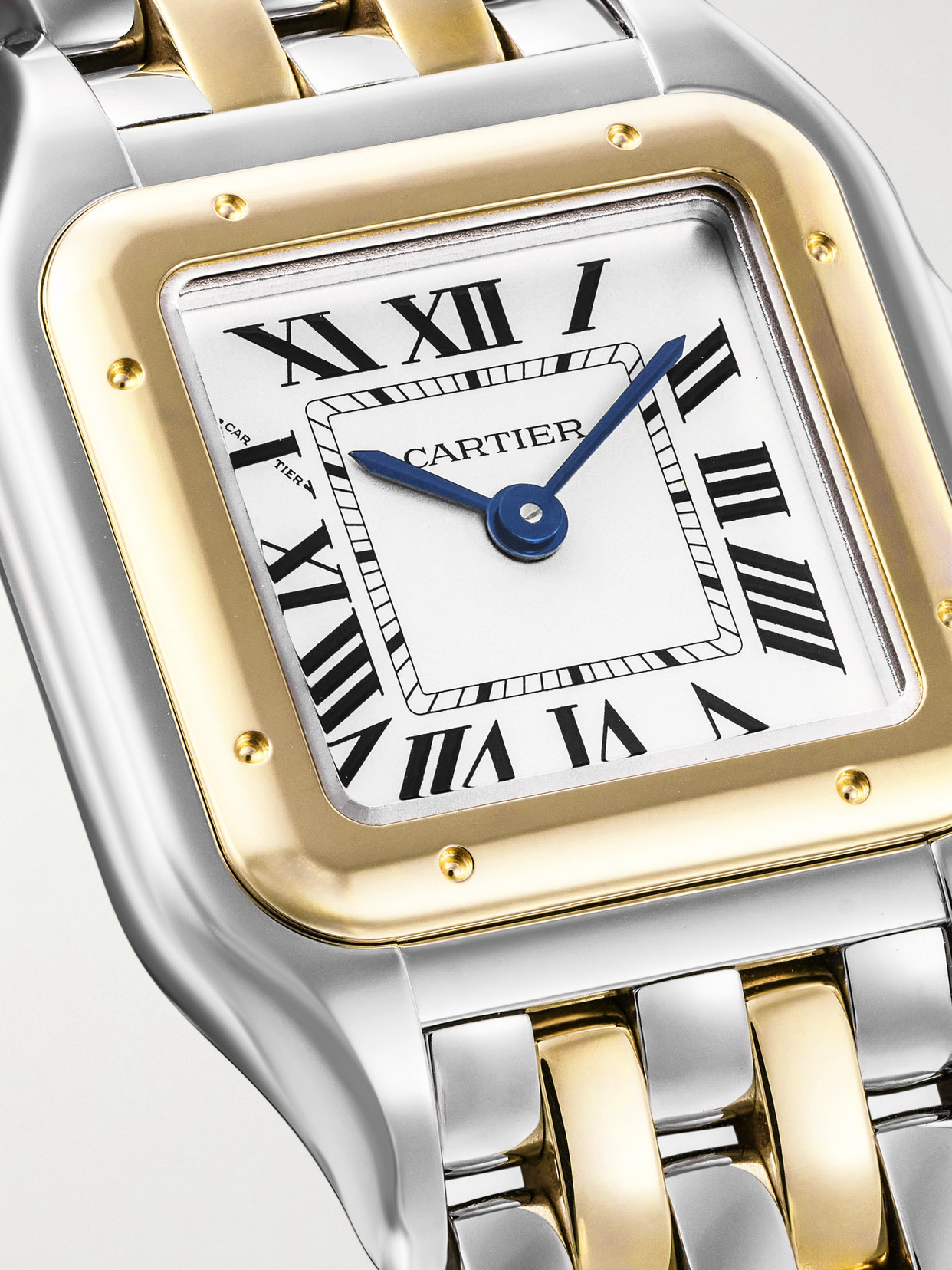 Panthère De Small 30.2mm 18-karat Gold And Stainless Steel Watch - One size