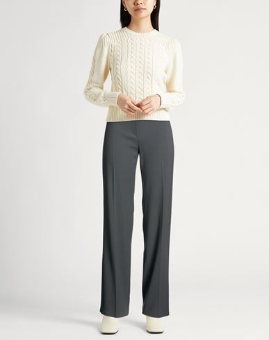 Woman Pants Grey Size 4 Virgin Wool