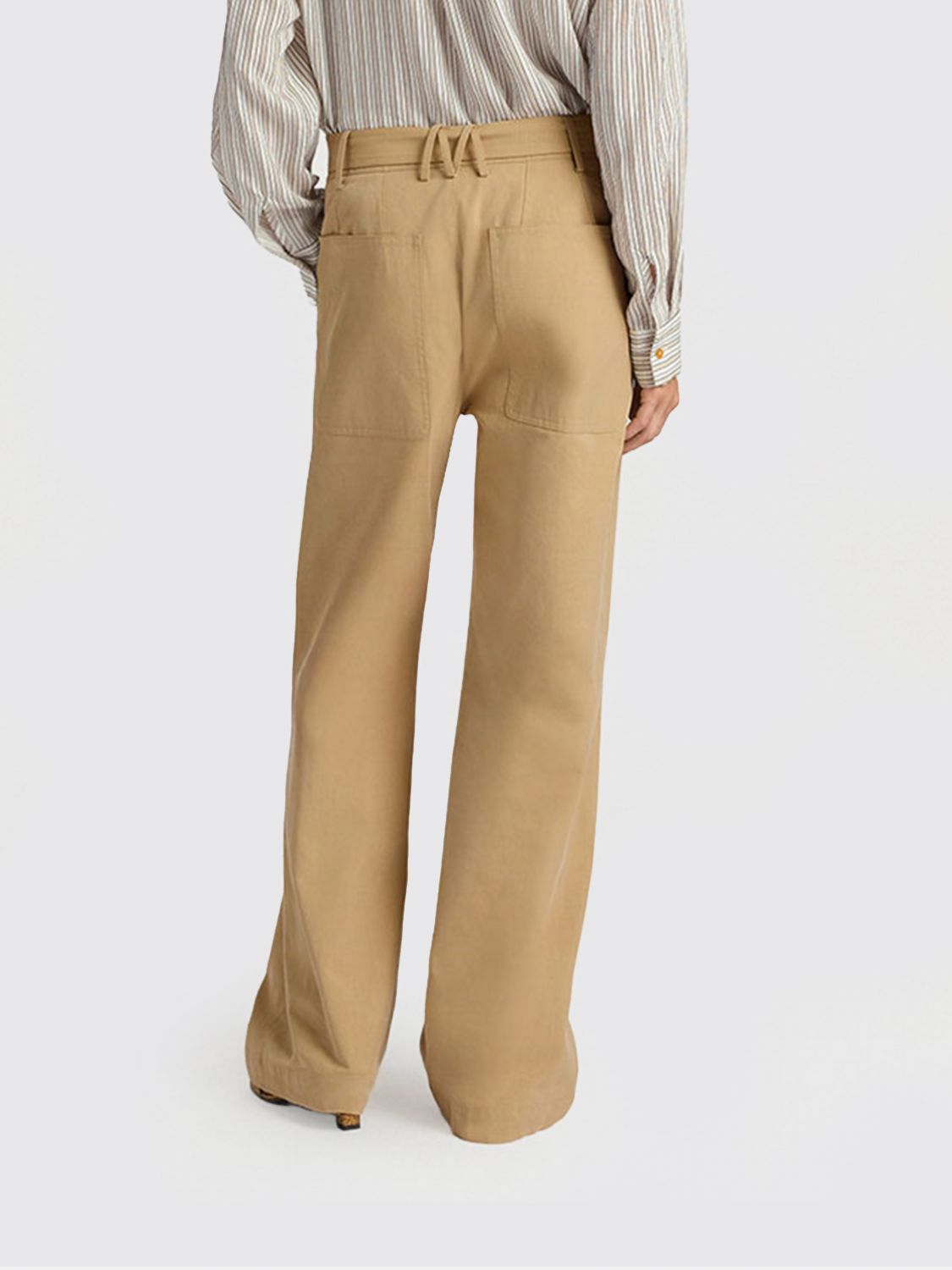 MOMONÌ Pants Woman color Brown