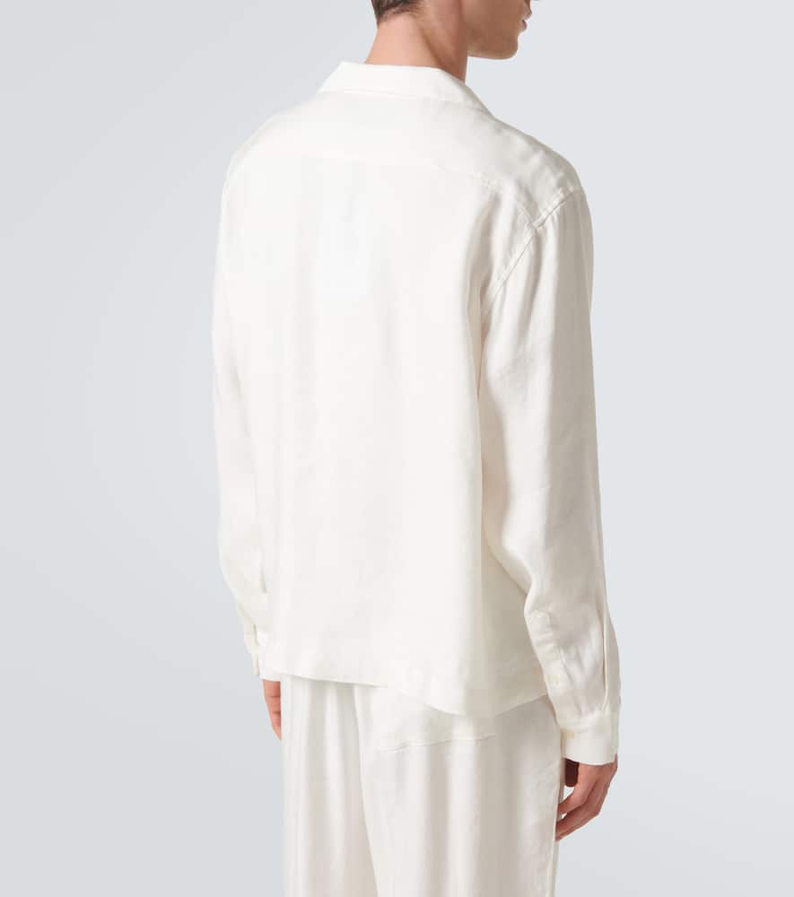 Safra linen-blend shirt
