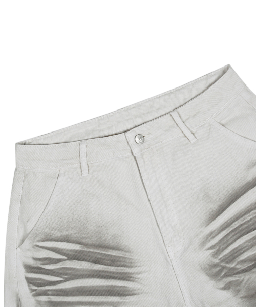 XP287 Dirty Washing Bermuda Cotton Pants