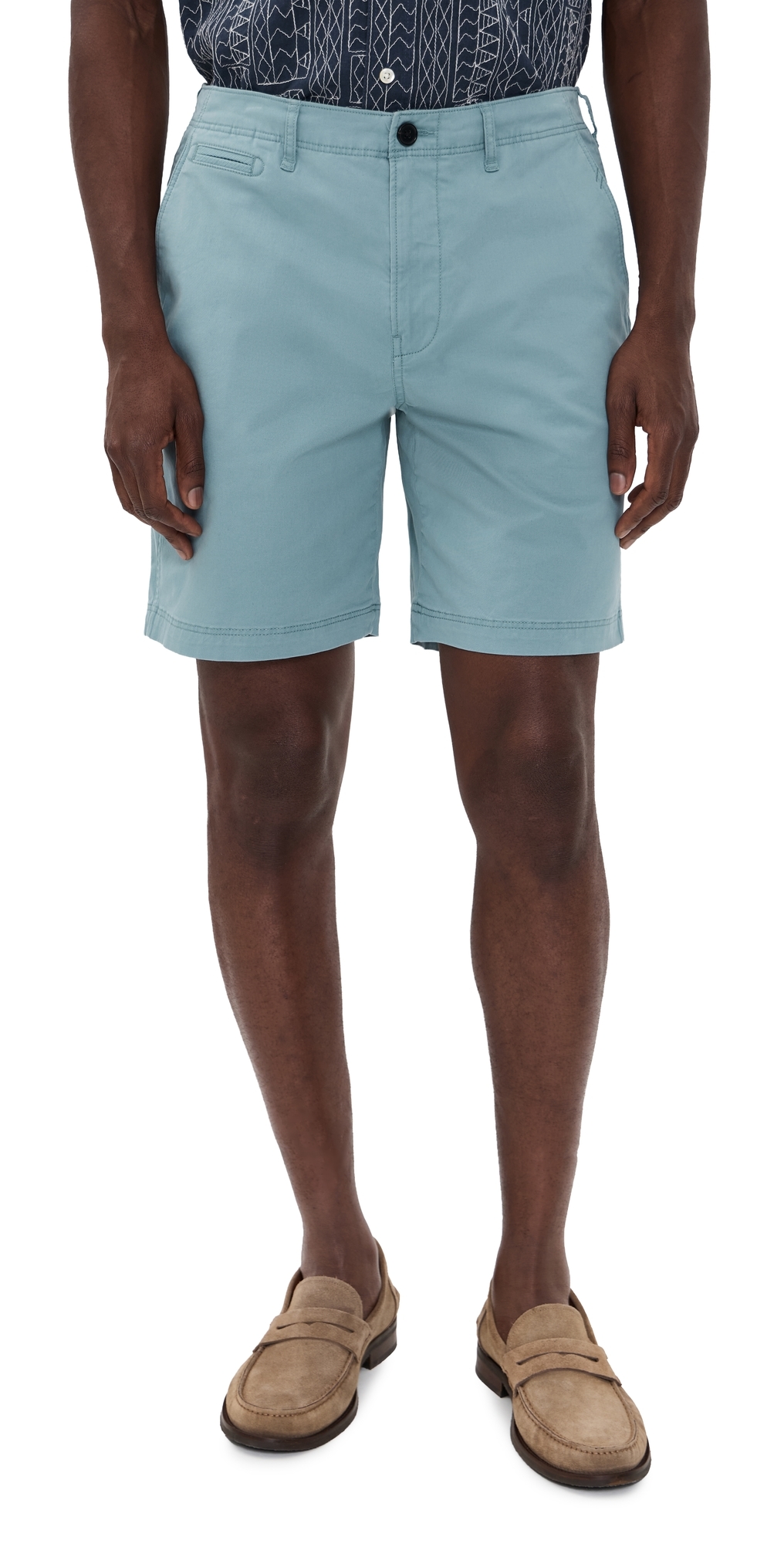 Chino Shorts 7.75 Steel Blue
