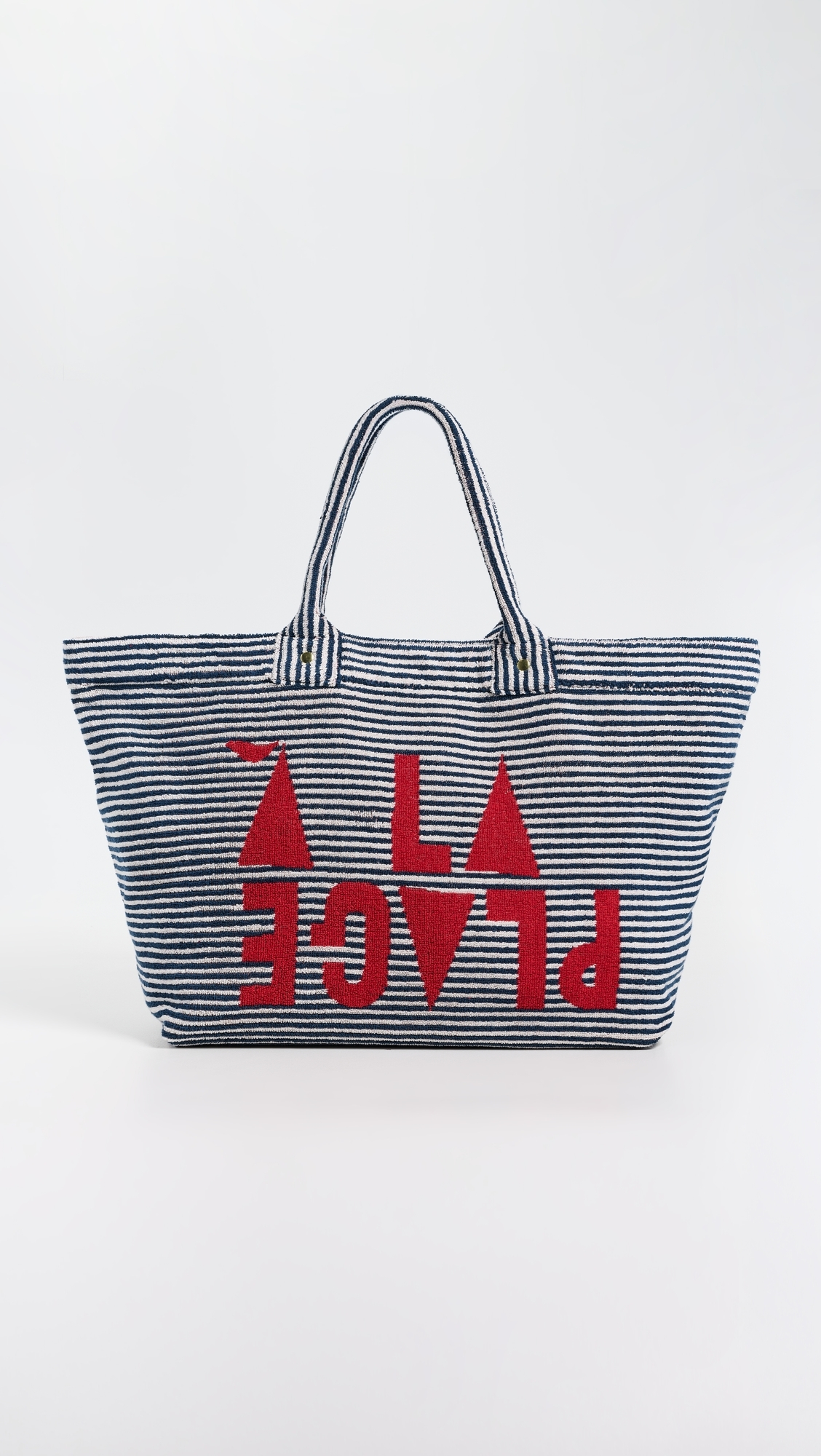 La Plage Tote Deep Dive/Cream One Size