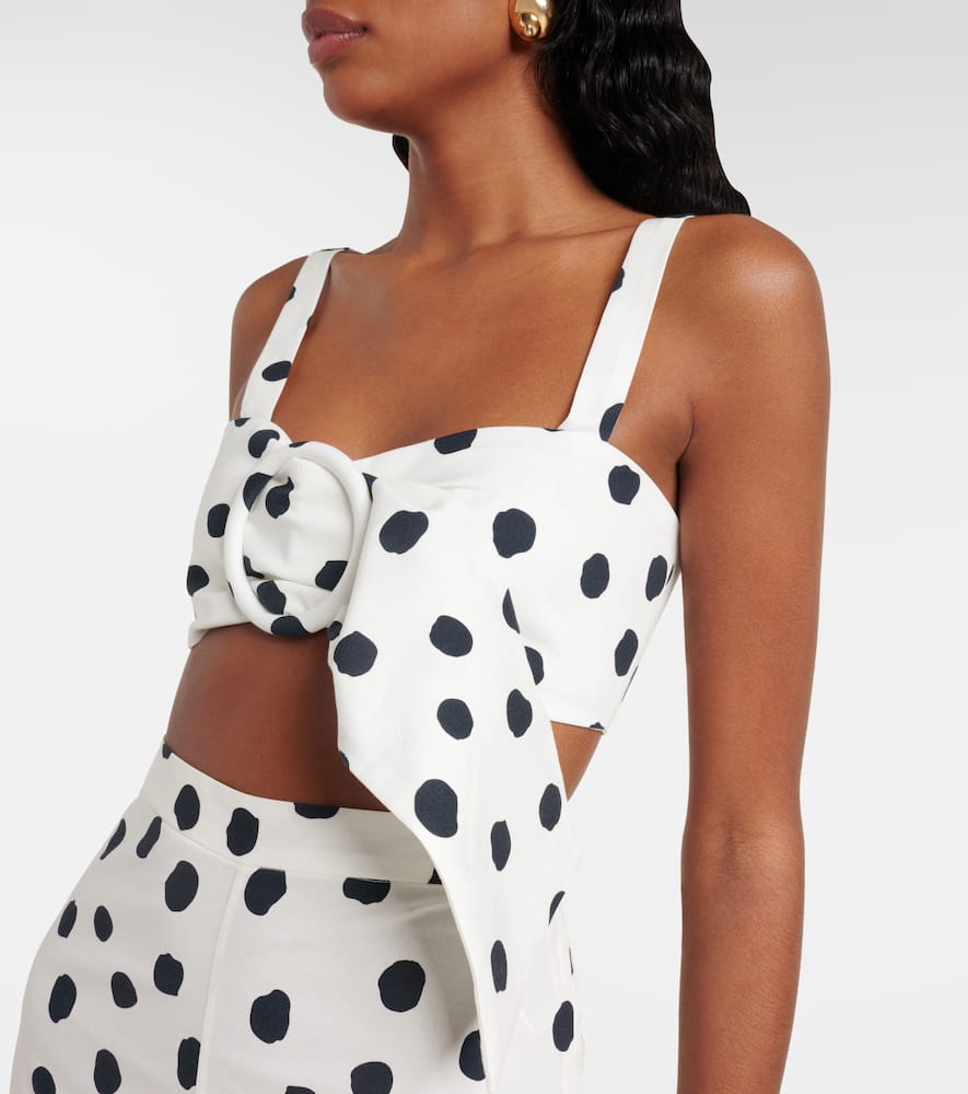 Sleeveless cotton top